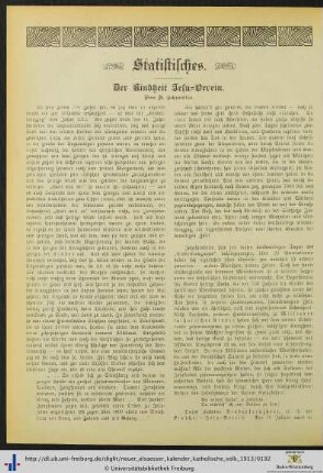 Der Kindheit Jesu-Verein.