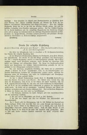 Verein für religiöse Erziehung