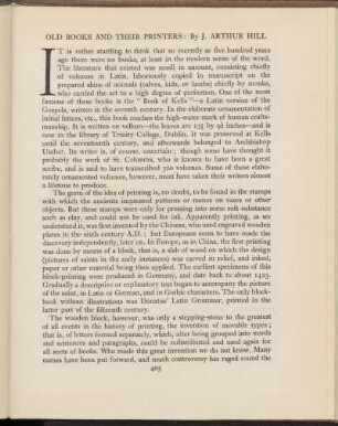 Old books and their printers