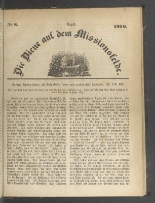 N° 8. August. 1866