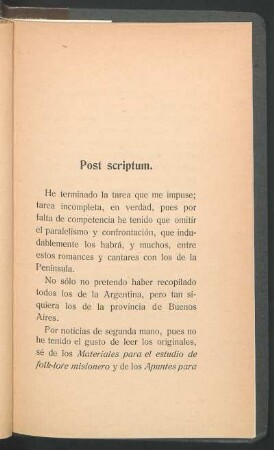 Post scriptum.