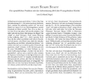 Statt Stadt Statt