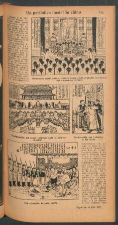 Un periódico ilustrado chino