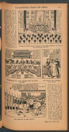 Un periódico ilustrado chino