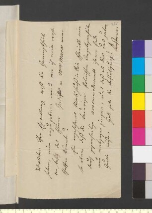 Brief von Küstner, Felix Ferdinand Heinrich an Goethe, Johann Wolfgang von