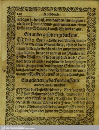 Das XI. Capitel. Gebackenes auff vielerley artschön / zierlich und gut zu machen