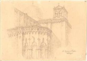 Bürklein, Eduard; Venedig (Italien); S. Giovanni et Paolo - Perspektive