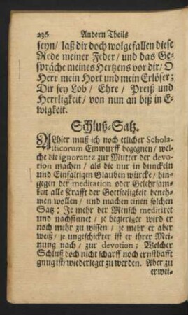 Schluß-Satz.