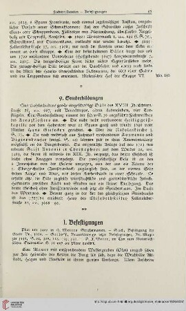 I. Befestigungen