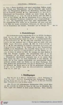 I. Befestigungen