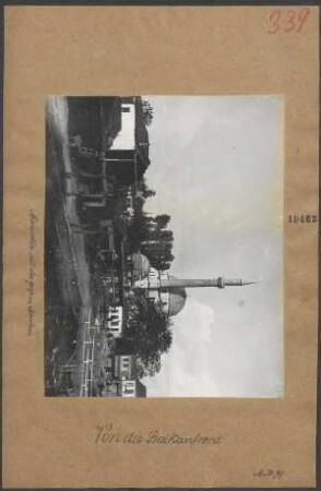 Von der Balkanfront: Monastir mit der großen Moschee