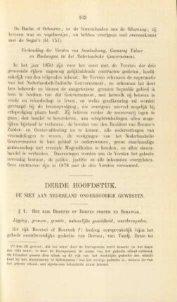 Derde hoofdstuk. De niet aan Nederland onderhoorige gewesten