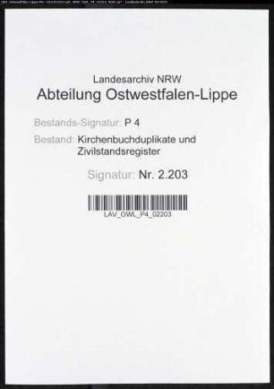 Kirchenbuchduplikat der katholischen Gemeinde Fredeburg (GHT 1808, GHT 1810-1815, GHT 1820-1844). (Gemeinde: Fredeburg, katholische Gemeinde)