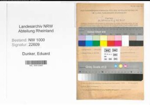 Entnazifizierung Eduard Dunker, geb. 18.05.1902 (Rechtsanwalt)
