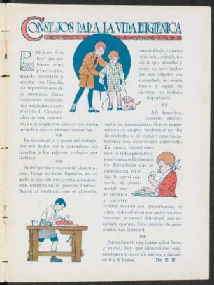 Consejos para la vida higiénica