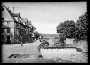 Hannoversch Münden. Partie an der Werrabrücke
