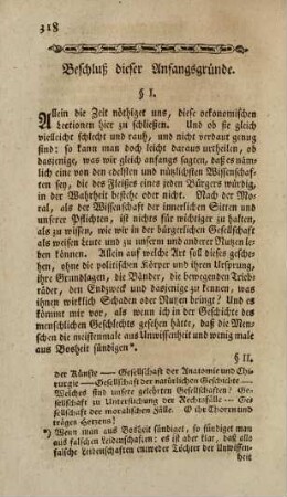 318, Beschluß dieser Anfangsgründe.