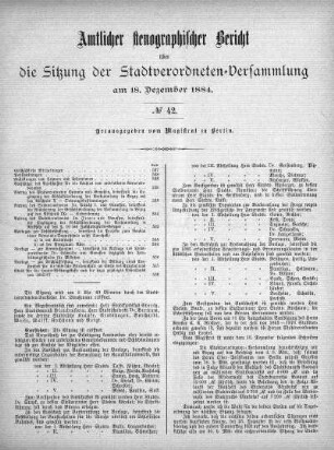 No. 42, 18. Dezember 1884