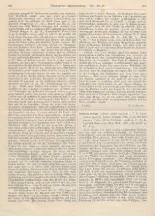 668-671 [Rezension] Land , J. P. N. (Hrsg.), Anecdota Syriaca. Tomus quartus