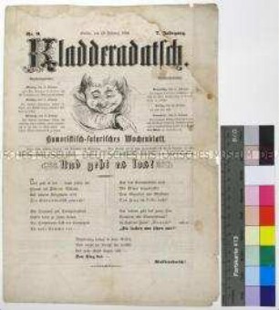Satirische Zeitschrift Kladderadatsch
