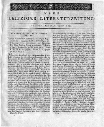 1803-11-28 : 65. Stück