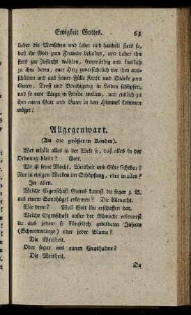 Allgegenwart.