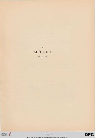 Möbel (Nr. 16-32)