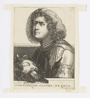 Giorgone de Castel Franco, aus: Isaac Bullart, "Académie des sciences et des arts contenant les vies et les éloges historiques des hommes illustres", Paris 1682