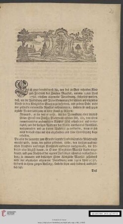 Declaration und Erneuerung