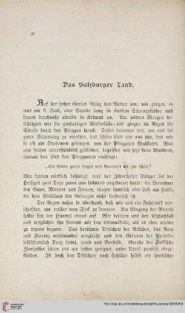 Das Salzburger Land