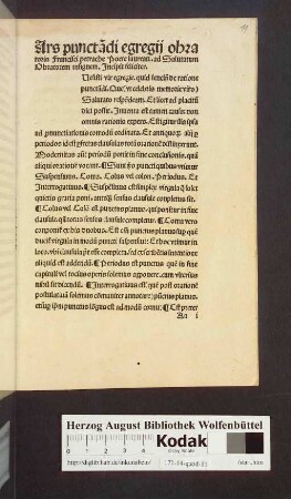 Alius compendiosus dyalogus de arte punctandi. exellentissimi [!] viri magistri Johannis de lapide sacra[rum] l[itte]ra[rum] p[ro]fessoris eximij. ...