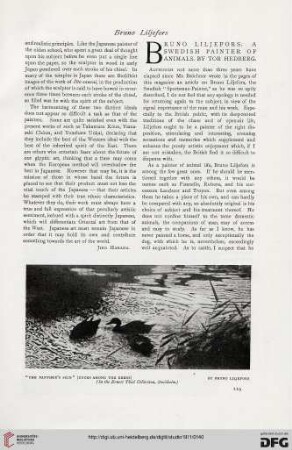 51: Bruno Liljefors : a Swedish painter of animals