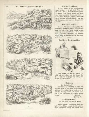 "Das unterbrochene Stelldichein" "Der kleine Rechenmeister"