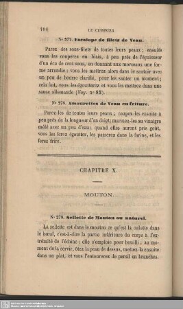 Chapitre X. Mouton