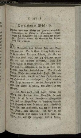 Dreyzehnter Abschnitt. - Funfzehnter Abschnitt.