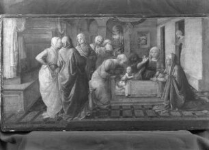 Altar aus Sant'Ambrogio in Florenz — Darstellung aus der Kindheit eines Heiligen