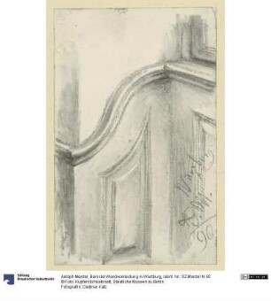 Barocke Wandverkleidung in Würzburg