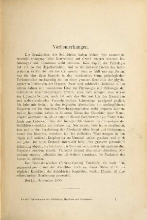 Die Erkrankungen der Schilddrüse, Myxödem und Cretinismus