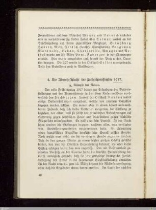 4. Die Abwehrschlacht der Frühjahrsoffensive 1917