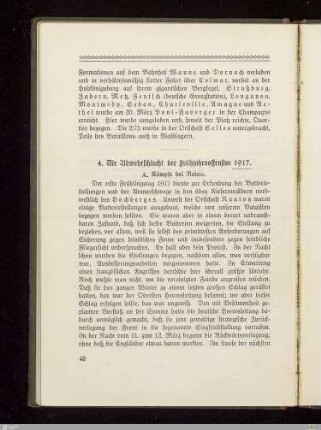 4. Die Abwehrschlacht der Frühjahrsoffensive 1917