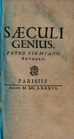 Saeculi Genius