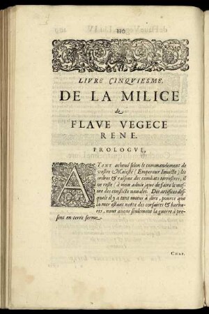 Livre Cinquiesme, De La Millice [...]