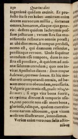 230-239, Verum enim vero non solis actionibus ...