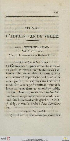 Oeuvre d’Adrien van den Velde