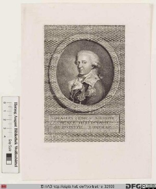 Bildnis Carl Georg August, Erbprinz von Braunschweig-Lüneburg