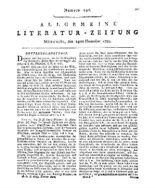 Bemerkungen der Kurpfälzischen Physikalisch-Ökonomischen Gesellschaft. Vom Jahr 1782. Vom Jahr 1783. Mannheim: Neue Hof- und Akademische Buchh. 1784-85