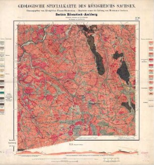 [5541] Eibenstock-Aschberg, Geologische Specialkarte des Königreichs Sachsen