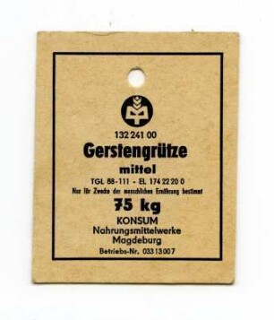 KONSUM Nahrungsmittelwerke Magdeburg