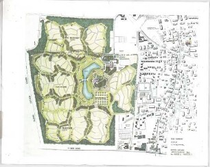 Hansjakob, Gottfried; München; Neuer Südfriedhof (Friedhof München) - Gesamtanlage (Lageplan), Erweiterung Süd / 2. BA und Nord / 3. BA