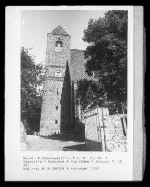 Johanneskirche — Westturm